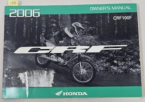 2006 Genuine Honda CRF100F Factory Owner's Manual Guide CRF 100 F OEM Book Part - Picture 1 of 6