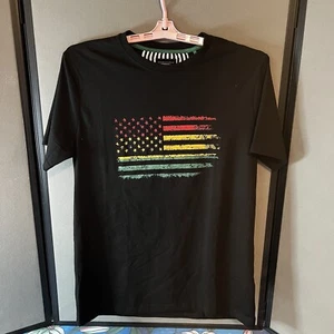 Denim & Flower Ricky Singh Black Equality T-Shirt Size Medium - Bild 1 von 14