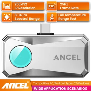 Thermal Imaging Camera IR Resolution 256X192 25Hz Frame Rate Android USB-Type-C - Picture 1 of 19