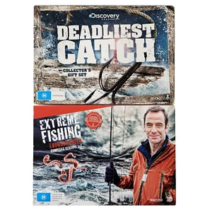 Deadliest Catch Season 1-2 & Extreme Fishing Complete Series 1-7 DVD Box Set R4 - Picture 1 of 23