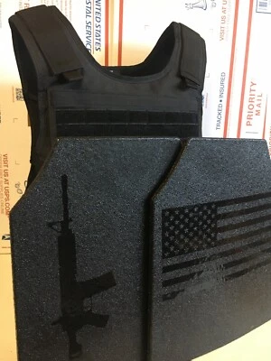 WARLOCK Bulletproof Vest Carrier BODY Armor AR600 3+ Steel Rifle Plates lll+ Ballistic