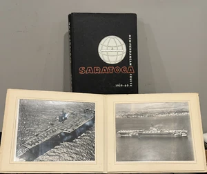 Vintage USS Saratoga USN aircraft carrier Mediterranean Cruise Book 1959-60 (20C - Picture 1 of 7