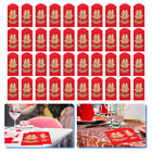 60 sztuk długiego czerwonego papieru kopertowego chiński znak Xi dekroracja