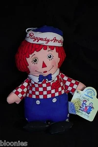 Raggedy Ann & Andy 7 Zoll Sitzsack ANDY Plüschtier Puppe Applause NEU Neu mit Etikett - Bild 1 von 1