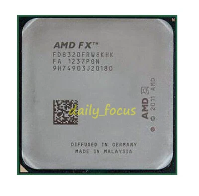 AMD FX-Series FX-8300 FX-8320 FX-8350 8M Eight-Core Socket AM3+ FX CPU Processor - Image 1 of 3