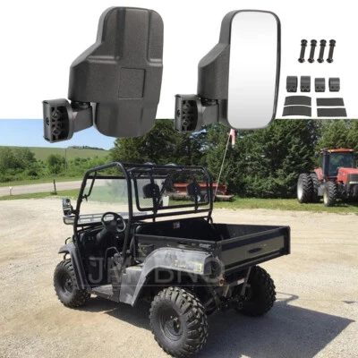 360° Adjustable UTV Rear View Side Mirrors Set For Cub Cadet Volunteer 2008-2020 - Image 1 of 4