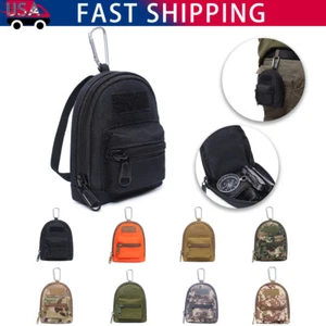 Tactical MOLLE EDC Pouchs Key Coin Purse Waist Pack Waterproof Compact Organizer - Picture 1 of 25