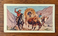 Vintage Hoadleys Wild West Series Card 1938.  #25 The Bullwhacker.