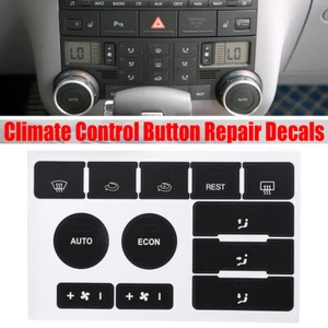 Kit de reparación de botones de control de clima para Touareg 2004-2009 calcomanía adhesiva de panel - Imagen 1 de 6