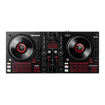 Numark Mixtrack Platinum FX 4-Deck DJ Controller LCD Jog Serato Ready PRO - Image 1 of 4