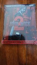 John Wick 2- New - Ltd Ed Steelbook - Blu-Ray/DVD/Digital - 2 Bonus Replica Coin