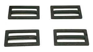 4 Pack Of Black Anodized Rifle Offset Sling Sliders | Sling Repair Modifying Kit - Picture 1 of 8