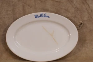 Antique O.P. Company Syracuse China Onondaga Company Platter for The Clifton  - Picture 1 of 5