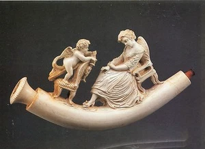 Ansichtskarte - Zigarettenspitze aus Meerschaum - Bild 1 von 1