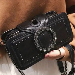 Luxury Handbags For Women Luxury Diamonds Crossbody Bags Vintage Square Bag Tote - Picture 1 of 8