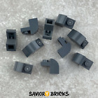LEGO 6091 Slope, Curved 2 x 1 x 1 1/3 - DARK BLUISH GRAY (10pcs)