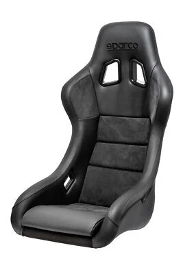 Sparco QRT Performance Racing Seat - Leather/Alcantara Black Stitch - Image 1 of 4