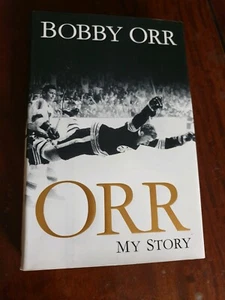 Signed Autographed BOBBY ORR My Story ~ Ice Hockey HARDCOVER HCDJ 1st Edition - Picture 1 of 11
