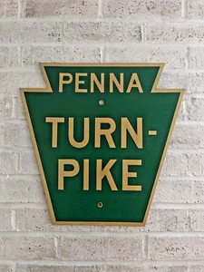 Letrero de colección Penna Turn-Pike Road Highway Pennsylvania 16"x16” retirado como nuevo raro - Imagen 1 de 23