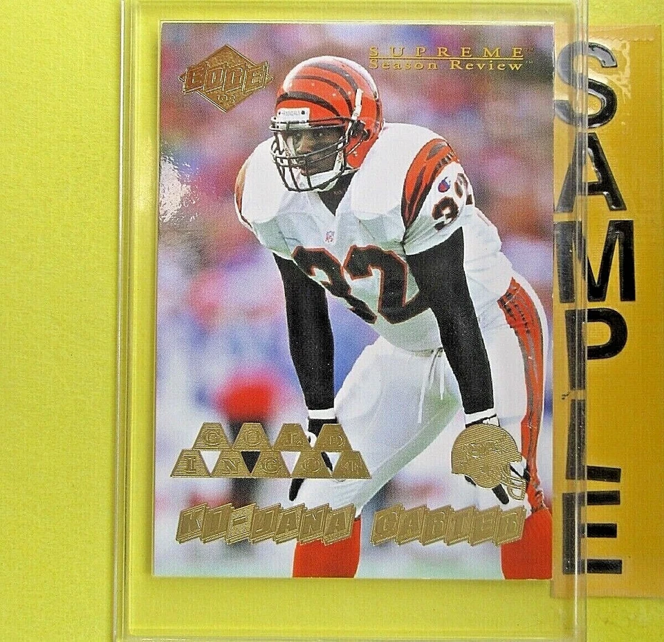 KI-JANA CARTER  1998-99  SEASON PREVIEW GOLD INGOT Edge #36  Cincinnati Bengals - Image 1 of 1