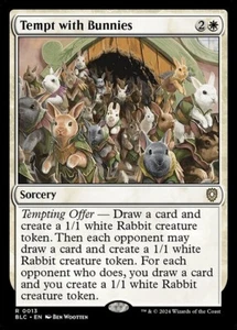 MTG - TEMPT WITH BUNNIES - Bloomburrow Commander (R) - Picture 1 of 1