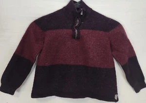 Calvin Klein, Toddlers Italian Merino Sweater, Size L, Maroon & Dark Purple - Picture 1 of 7