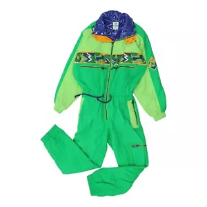 Traje de esquí verde Colmar | Traje de nieve vintage para hombre retro esquí deportes de invierno de colección - Imagen 1 de 6