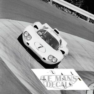 Decals Chaparral 2D Nurburgring 1966 7 1:32 1:24 1:43 1:18 64 87 slot calcas