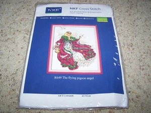 NKF el Ángel Paloma Voladora KIT PUNTO DE CRUZ CONTADO Nuevo 42 x 51 cm Navidad - Imagen 1 de 3