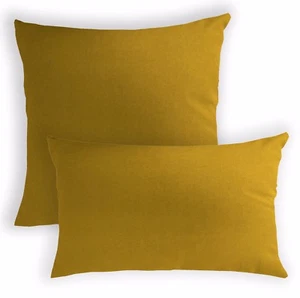 aa199a Mustard Yellow Cotton Canvas Cushion Cover/Pillow Case*Custom Size* - Picture 1 of 7