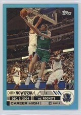 2005-06 Topps Big Game Blue /33 Dirk Nowitzki #20 HOF