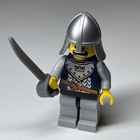 Lego Castle Fantasy Era Minifigures Crown Knight cas341 7092 7097 b10cas01