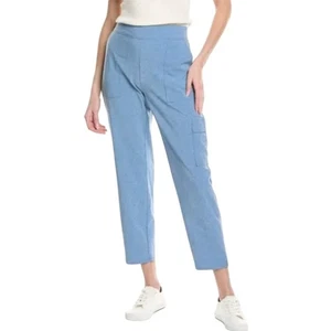 Pantaloni cargo Tommy Bahama IslandZone M blu medio ananas casual elasticizzati nuovi senza etichette - Foto 1 di 11