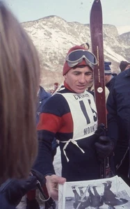 Jimmie Heuga ALPIN SKIER - 35mm Skirutsche - Bild 1 von 1