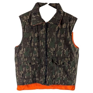 Winchester Hunting Vest Camo Mens Medium Rebark Vintage - Picture 1 of 10