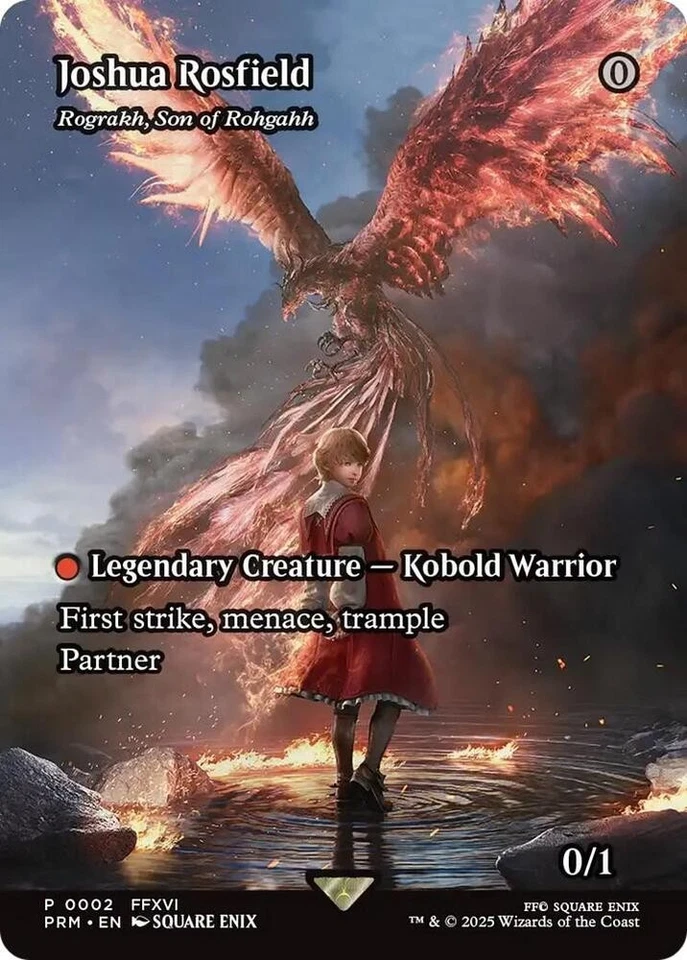 Joshua Rosfield P Borderless FOIL #2 | PRM MagicFest Promo | Final Fantasy | MTG - Image 1 of 1