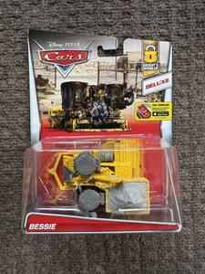 Seltene Bessie Disney Pixar Cars Deluxe Größe gelb Druckguss Asphaltfertiger 2015 neu - Bild 1 von 4