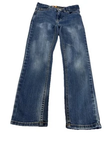 Levi's 510 denim pants joggers jeans boys kids dark blue size 7 adjustable waist - Picture 1 of 10