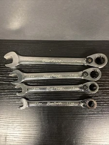 Snap-On Blue-Point Tool Lot 4 Piece. Ratcheting wrenches 11mm 13mm 15mm 17mm - Bild 1 von 6