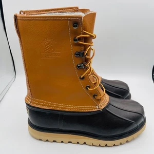 NEU Damen 9 LaCrosse Outdoorsman Entenstiefel hellbraun Leder Gummi isoliert Vibram - Bild 1 von 11