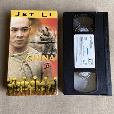 Once Upon A Time In Chine II (2) (VHS 1992) Martial Arts Action Kung Fu Jet Li + - Image 1 of 4