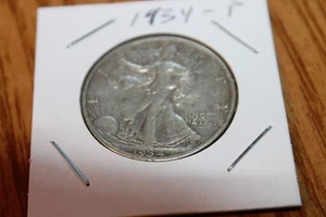 Medio dólar de plata Walking Liberty 1934 50C raro - Imagen 1 de 4