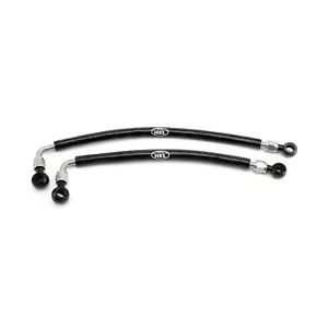 HEL Performance Stainless Braided Turbo Oil Feeds Line For Nissan R35 GTR - Picture 1 of 1