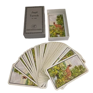 Austria Jagd Tarock Nr. 1905 PIATNIK Full Set 54 Playing Cards Hunters Tarot - Picture 1 of 8
