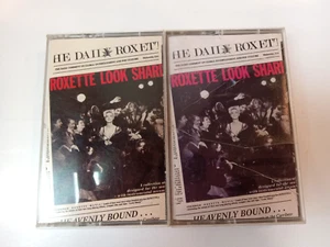 Set of 2 Roxette - Look Sharp! (Cassettes) (1988, EMI) (Original White Case) - Picture 1 of 14