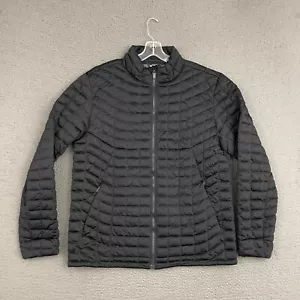 Ben Sherman Puffer Jacket Mens XL Black Full Zip Pockets Dad Outdoor - Picture 1 of 13