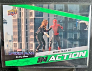 Spiderman No Way Home Zendaya as MJ In Action IA-9 Upper Deck 2023 - Picture 1 of 2