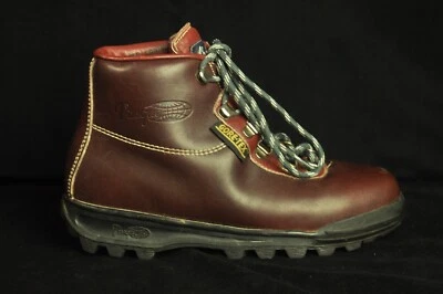 Vasque "Skywalk" Oxblood Leather Gore-Tex Hiking Boots Size 5M Made In Italy - Image 1 of 4