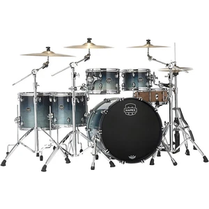 Mapex Saturn Studioease 5-Piece Shell Pack with 22 in. Bass Drum Teal Blue Fade - Picture 1 of 3