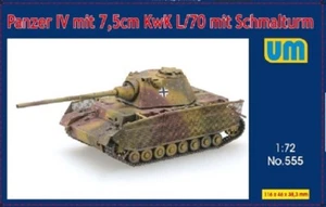 Unimodel 555 Panzer IV mit 7,5 cm KwK L/70 mit Schmalturn Maßstab 1:72 Modellbausatz - Bild 1 von 10
